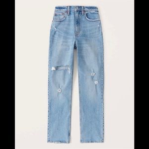 90s Ultra High Rise Straight Jeans - Abercrombie & Fitch (Size 28 Regular)